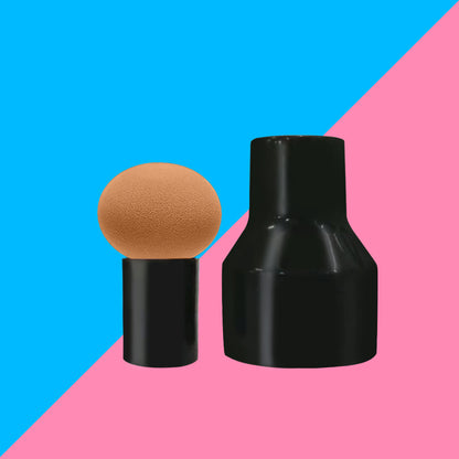 Mushroom head sponge beauty puff set