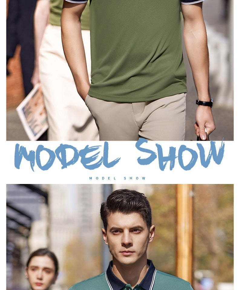 Business Polo Shirt Lapel Short Sleeve Corporate Cultural Clothing