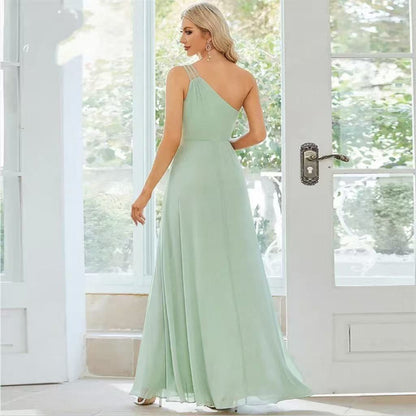 High-Grade One-shoulder Slim-fit Dress For Women Dress