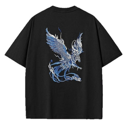 Summer New Pure Cotton Short Sleeve Men's Loose Plus Size Men's Clothing