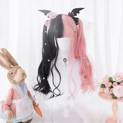 Harajuku Japanese Lolita Lo Niang Wig Long Curly Hair