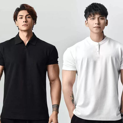 Retro Fashion Brand All-match Casual T-shirt Men's Clothing