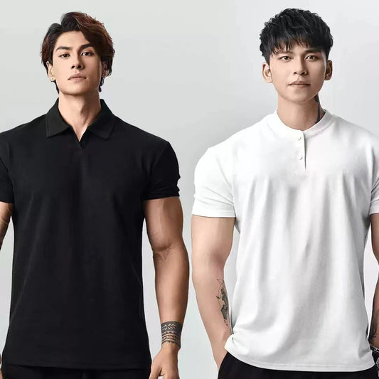 Retro Fashion Brand All-match Casual T-shirt Men's Clothing