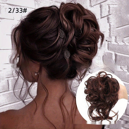 Ponytail Wig Female Short Hair Grip High Ponytail Natural & Fluffy Simulation