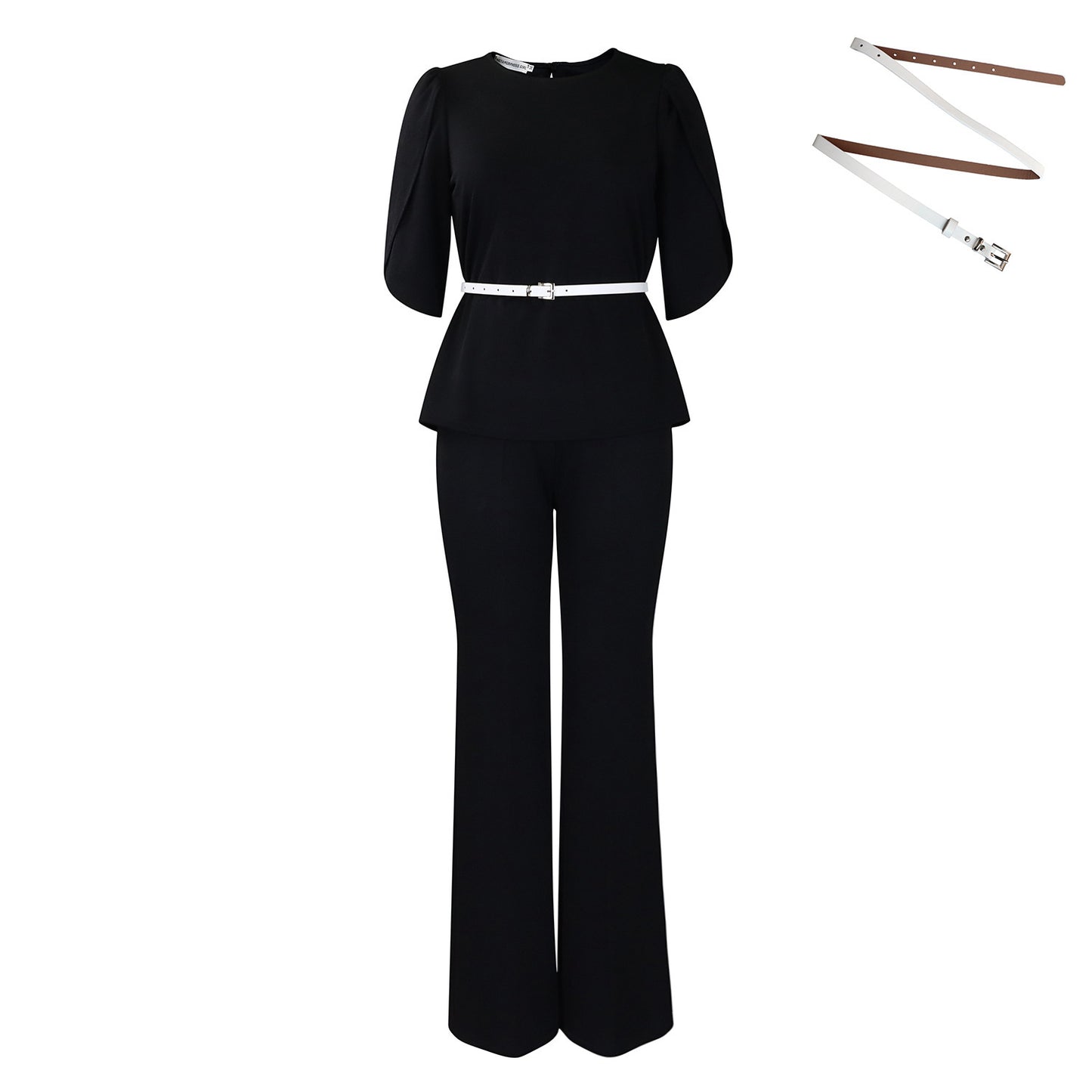 Top Wide Leg Pants Two-piece Set European And American Suit