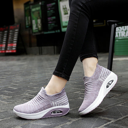 Platform Slip-on Rocking Shoes For Women