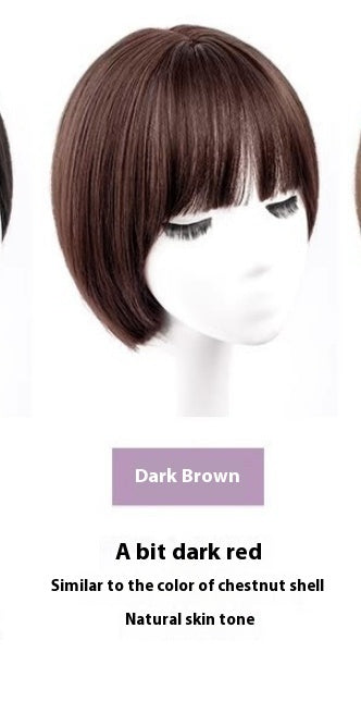 Human Hair Full-head Wig Daily Natural