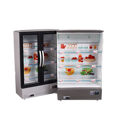 Children's Mini Simulation Double Door Large Refrigerator