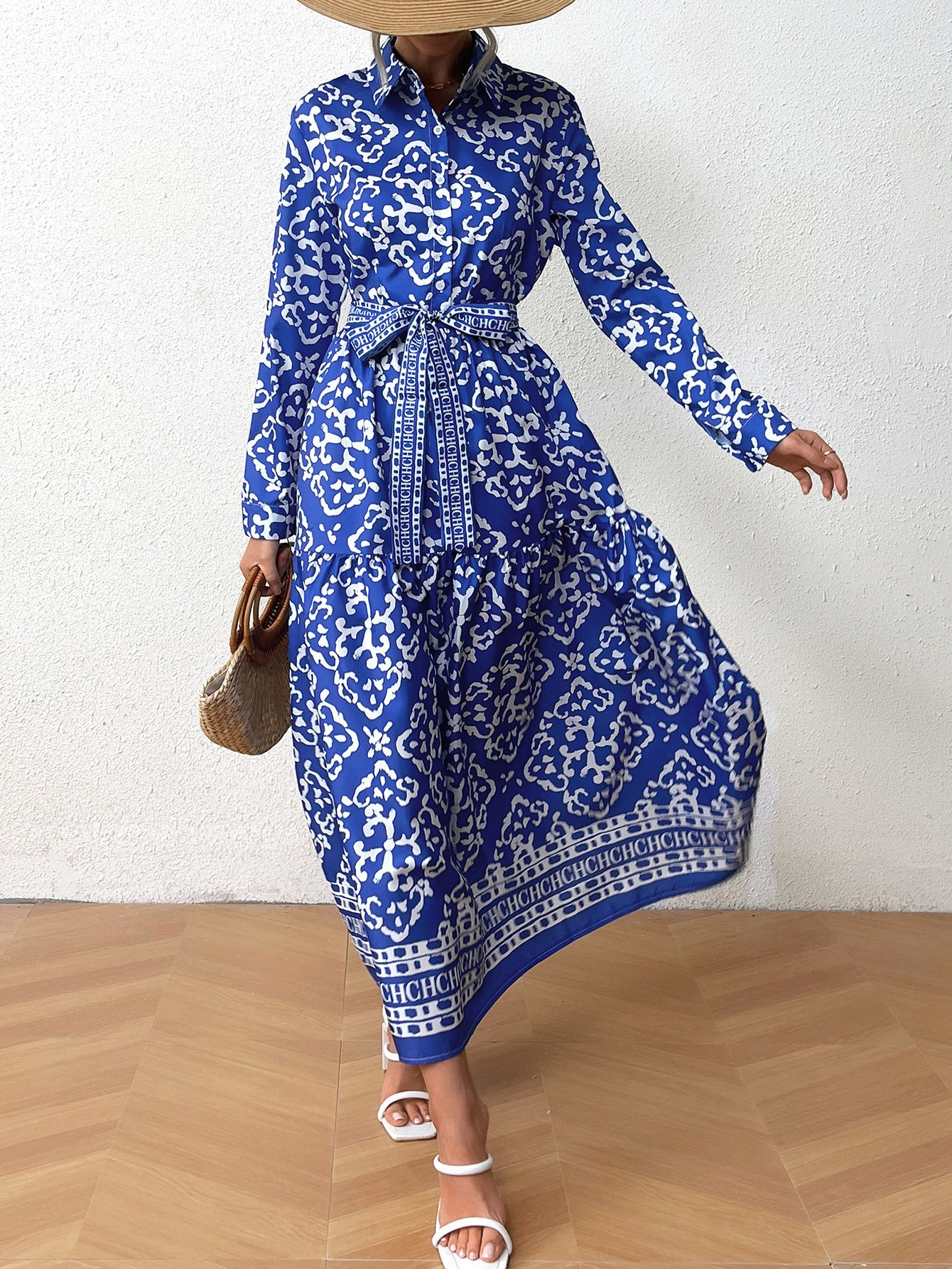 Women's Creative Versatile Lace-up Elegant Dress