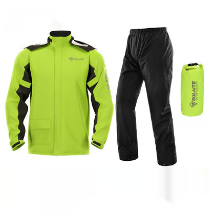 Motorcycle Raincoat Rain Pants Suit Outdoor Riding
