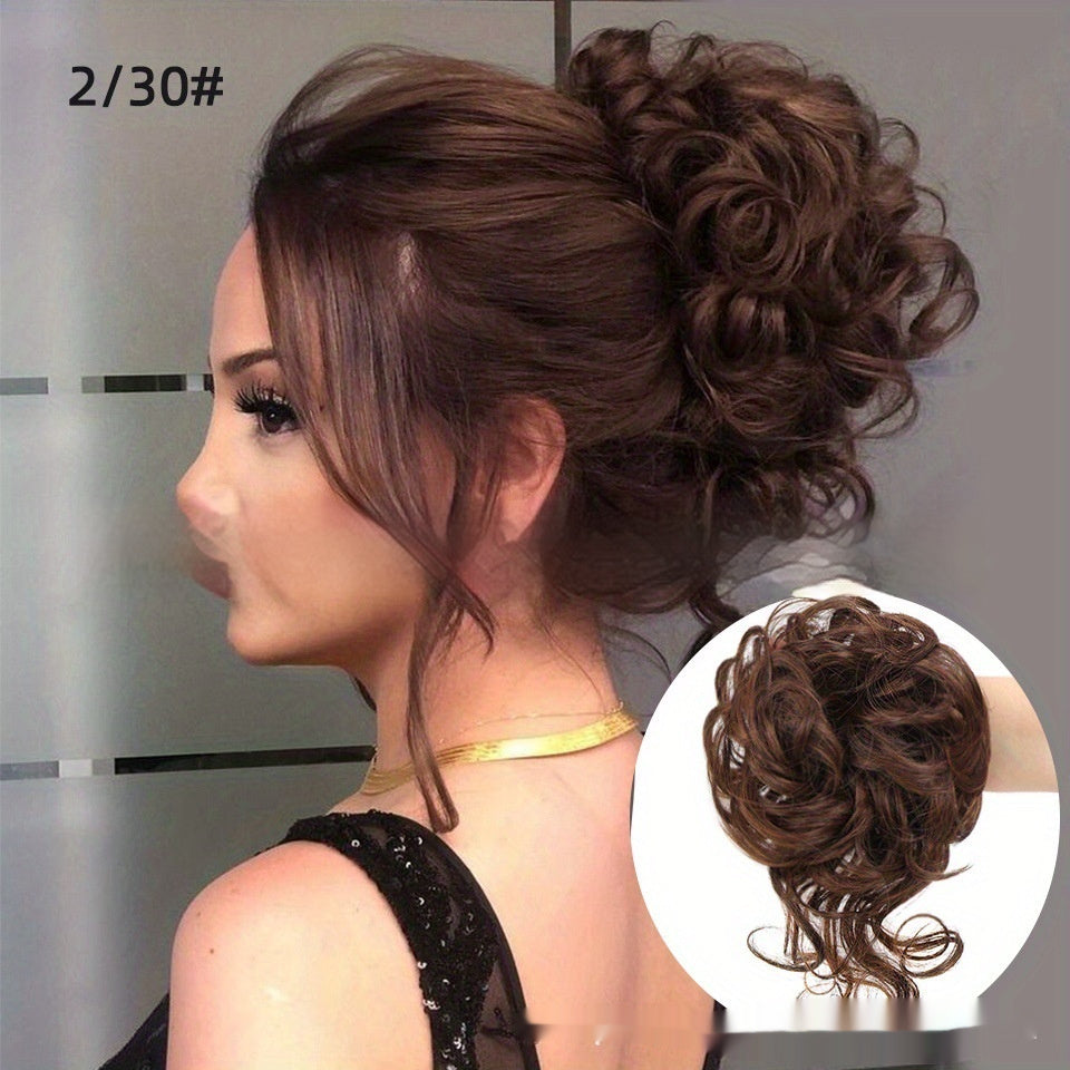 Ponytail Wig Female Short Hair Grip High Ponytail Natural & Fluffy Simulation