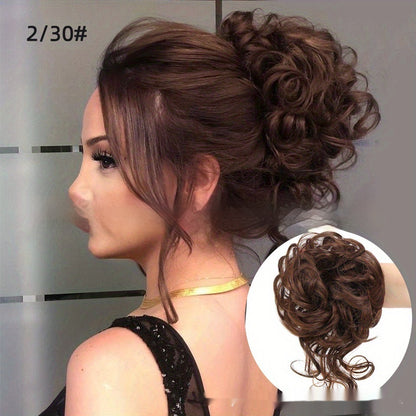 Ponytail Wig Female Short Hair Grip High Ponytail Natural & Fluffy Simulation