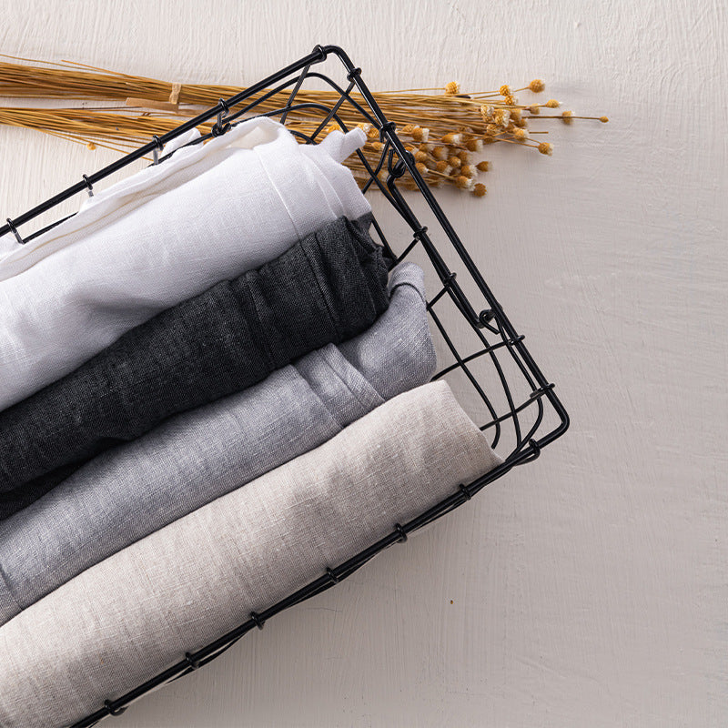 Linen Breathable Straight Trousers Men's Clothing