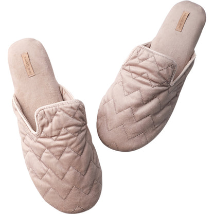 Embroidered Home Shoes Silent Antiskid Four Seasons Women''s Cotton Slippers