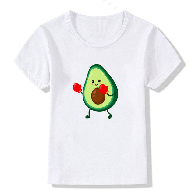 Kids Summer New Cute Vegan Boys Girls T Shirt