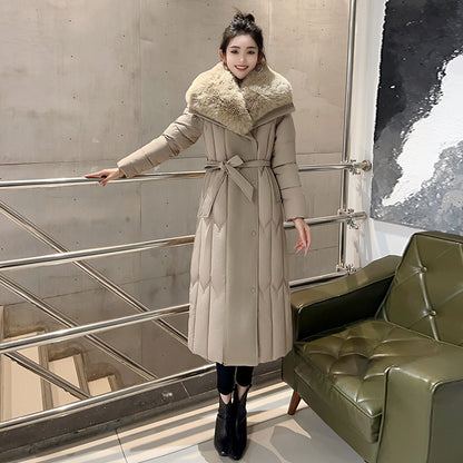 Temperament Plus Size Fashionable Elegant Cotton-padded Jacket