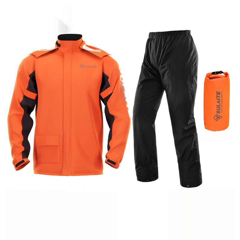 Motorcycle Raincoat Rain Pants Suit Outdoor Riding