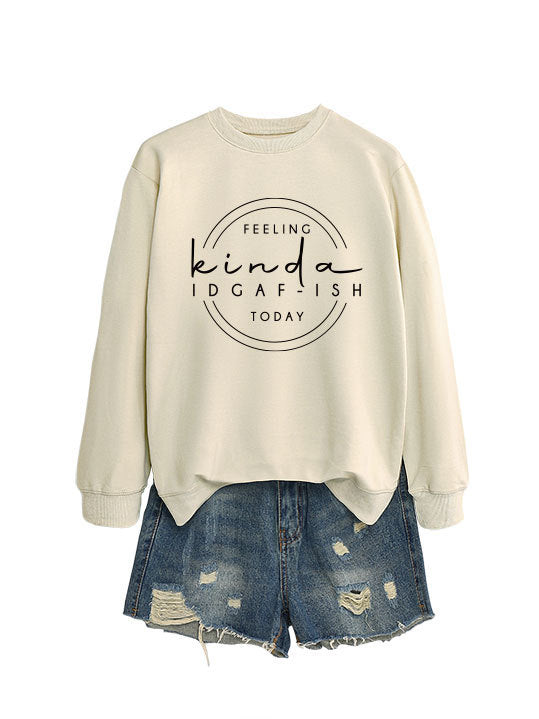 Elegant Women's Round Neck Long-sleeved Sweater