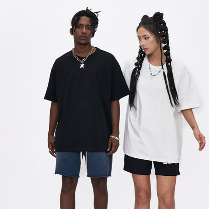 Men's Clothing Cool T-shirt 4-in-1 Technology Solid Color Short Sleeve