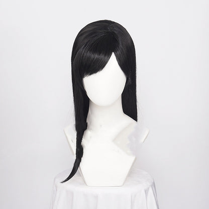 Women's High Temperature Silk Wig 1 Meter Black