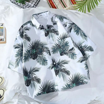 New Printed Shirt Short Sleeve Men