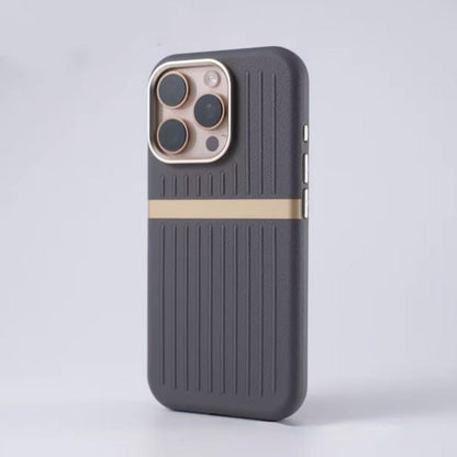 Corrugated Magnetic Phone Case Business Leather Phone Case