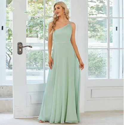 High-Grade One-shoulder Slim-fit Dress For Women Dress