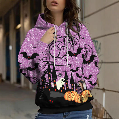 Autumn And Winter Halloween Digital Printed Hoodie