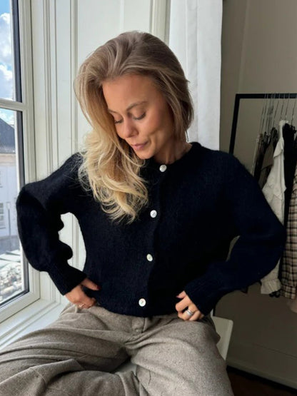 Macaron Color Sweater Cardigan For Women