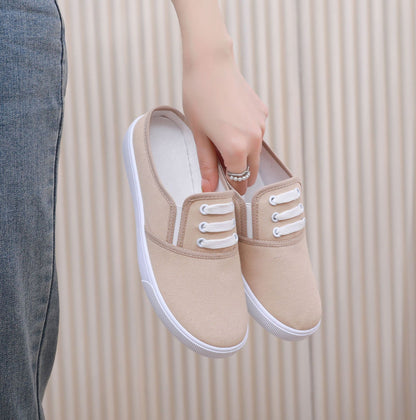 Slip-on Canvas Shoes Flat Women