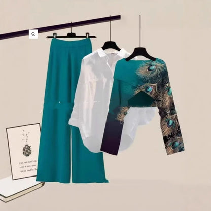 Plus Size Women's Casual Hooded Sportswear Two-piece Suit