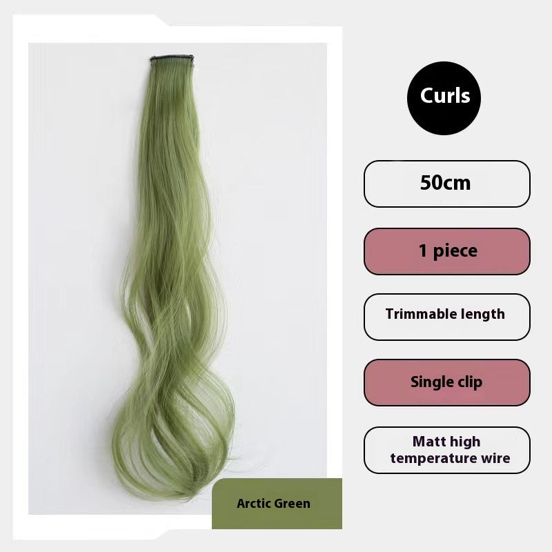 Color Wig Set One-piece Simulation Seamless Invisible