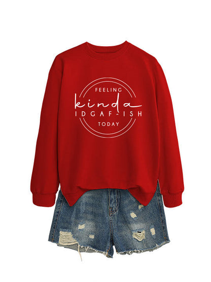 Elegant Women's Round Neck Long-sleeved Sweater