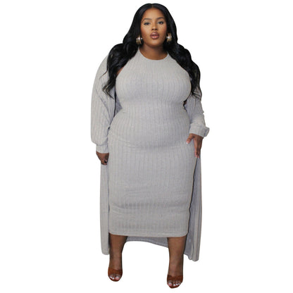 Casual Fashion Long Sleeve Coat Two-piece Suit