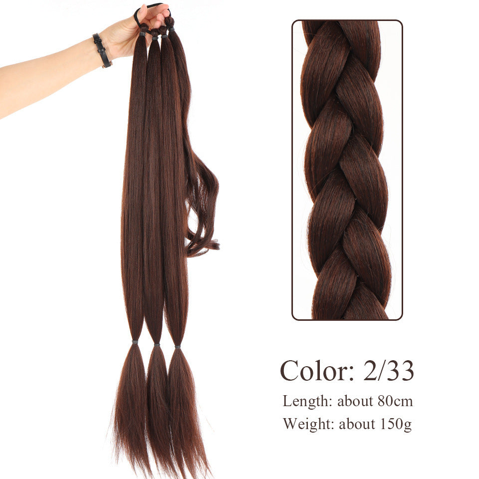 Wig Horsetail European Beauty Long Hair Winding