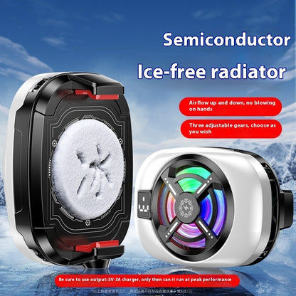 Mobile Phone Radiator Digital Display Can Turn Off The Light Refrigeration Icing