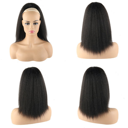 Women's Fashion Drawstring Ponytail Wig Head Cover