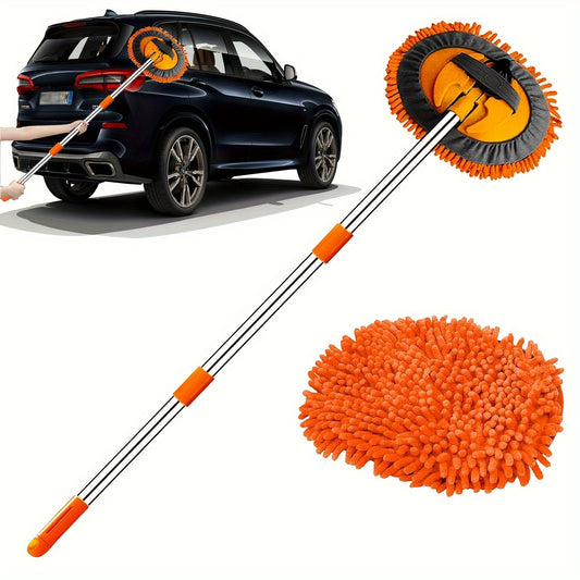 Stainless Steel Rod Length Handle Car Cleaning Tool Car Wash Mop