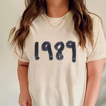 Summer Women Letter Print Vintage T-Shirt