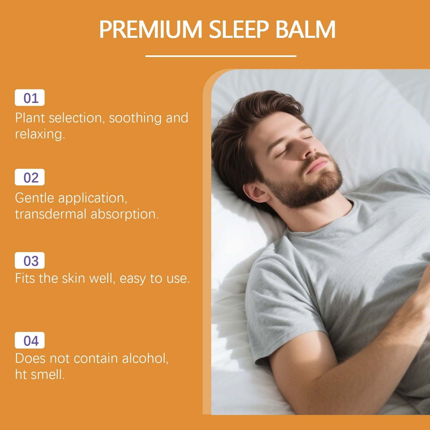 Comfortable Body Care Night Sleep Stable Light Herbal Composition Patch