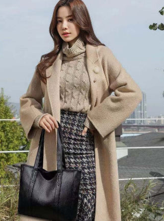 Simple And Versatile Handbag Large Capacity Shoulder Tote Bag