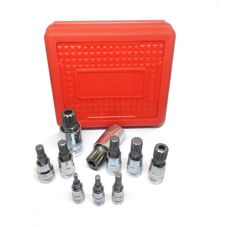 Screwdriver Sleeves Fast M-type Outer Plum Blossom 12 Angle Bit