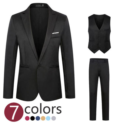 Men's Business Casual Men's Clothing Vest Suit Suit