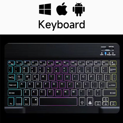 Wireless Bluetooth Keyboard RGB Colorful Backlight