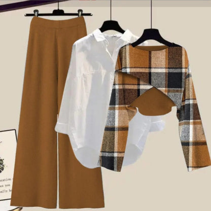 Plus Size Women's Casual Hooded Sportswear Two-piece Suit