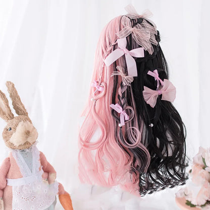 Harajuku Japanese Lolita Lo Niang Wig Long Curly Hair