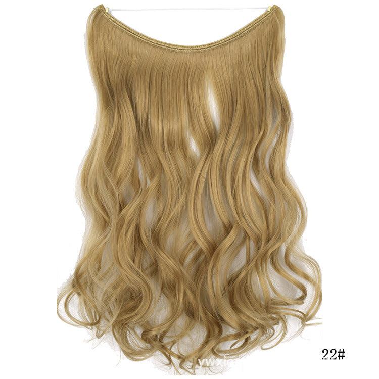 Women's One-piece Seamless Hair Extension Wig Set