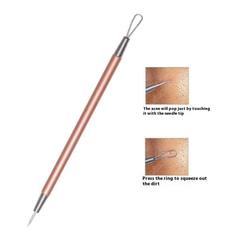 Stainless Steel Dual-purpose Acne Remover Acne Pimple Pin Beauty Tools