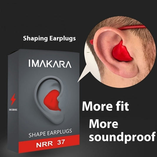 Sound Insulation Sound Proof Sleep Anti-noise Snoring Fit Shaping Rubber Earplugs