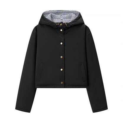 Double-sided Hooded Coat For Women